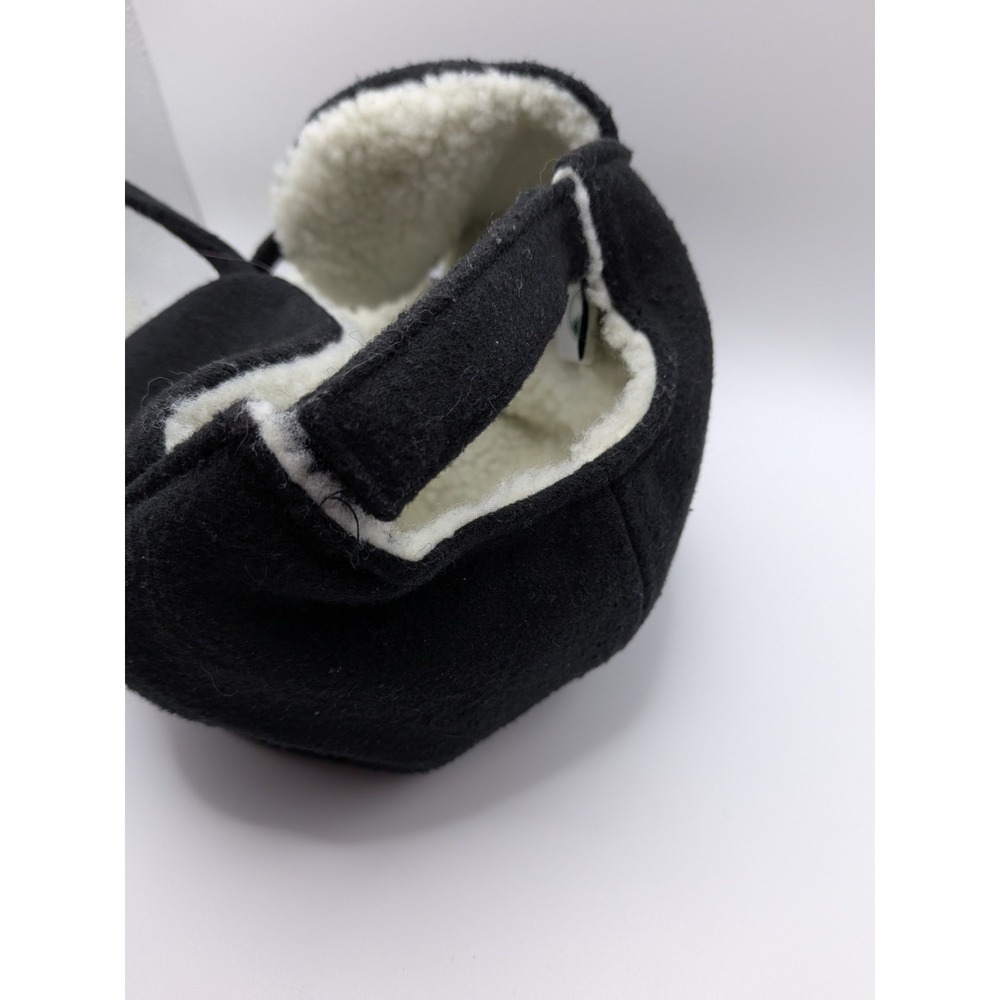 Vtg Sherpa Lined Ear Flap Hat Cap Strap Fleece Ear Flap Trapper Gorpcore 90s - Picture 12 of 15